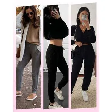 Showitty 3 Pack Joggers in Plus Sizes for Women