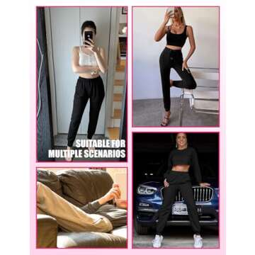 Showitty 3 Pack Joggers in Plus Sizes for Women