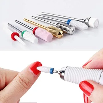 Makartt Nail Drill Bit Set 7PCS for Gel Polish Removal
