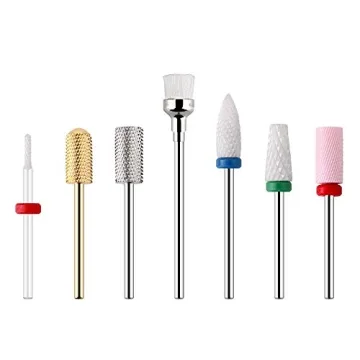 Makartt Nail Drill Bit Set 7PCS for Gel Polish Removal