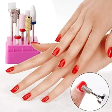 Makartt Nail Drill Bit Set 7PCS for Gel Polish Removal