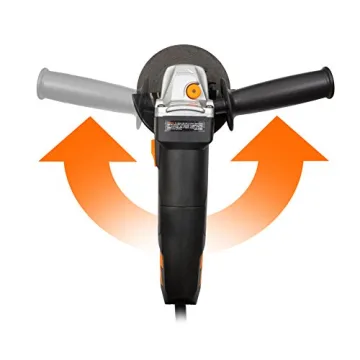 WEN 944 7-Amp Angle Grinder, 4-1/2", Grey,black,orange