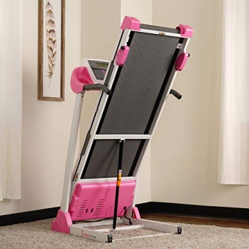 Sunny Pink Treadmill with 9 Workout Programs