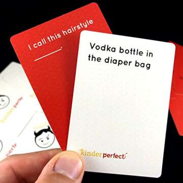 KinderPerfect - The Hilarious Parents Party Card Game for Adult Game Nights Baby Showers Family Reunions