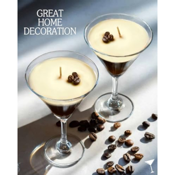 Taruzil Coffee Martini Candles - Unique Gift for All