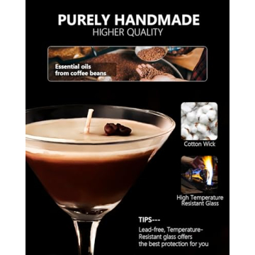 Taruzil Coffee Martini Candles - Unique Gift for All