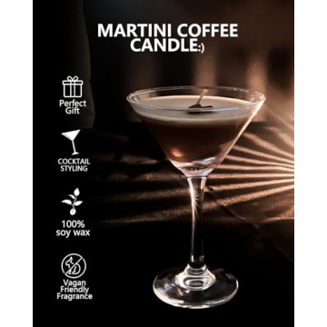 Taruzil Coffee Martini Candles - Unique Gift for All