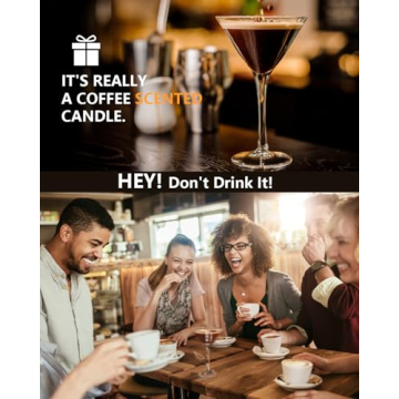 Taruzil Coffee Martini Candles - Unique Gift for All