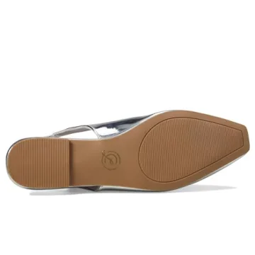 Chic Closed Toe Slingback Low Heels for Comfort and Style