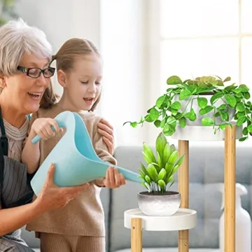 Wisuce 3 Tier Bamboo Plant Stand - Durable and Stylish