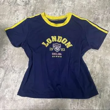 Vintage Graphic Crop Tops for Women Brazil Y2K Tee