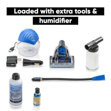 RAINBOW E2 Black Vacuum with Aquamate Shampooer and Warranty