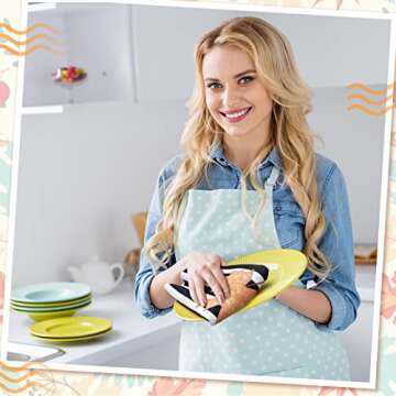 Buryeah 4 Pcs Absorbent Fall Hand Towels Pumpkin Kitchen Dishcloths for Thanksgiving