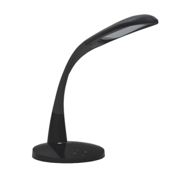 Stella Original Premium 10W LED Desk Task Lamp - Black - Adjustable Dimmable Low Vision Natural Tabl...