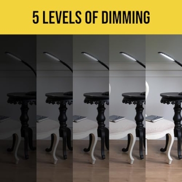 Stella Premium LED Desk Lamp - Adjustable Brightness for Crafts