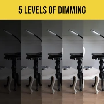 Stella Premium LED Desk Lamp - Adjustable Brightness for Crafts