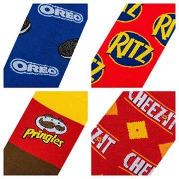 Crazy Socks: Fun Snack Food & Candy Designs for Everyone