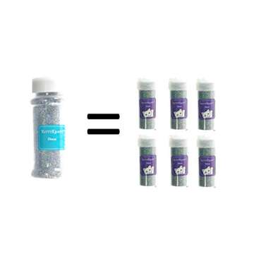 KittyKraft 5 Piece Extra Fine Glitter Set (Holographic Collection)- Includes Silver, Gold, Pink, Blue, and Purple Holographic Glitter- Perfect for Crafts and Slime