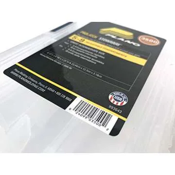 Plano Tackle Boxes,4 pack of 3500 Prolatch Stowaway Tackle Utility Boxes, Fishing Tackle Storage, bl...