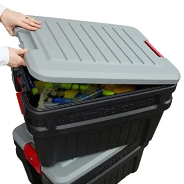 Rubbermaid Action Packer Lockable Storage Box 24 Gal