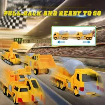 Transforming Magnetic Toy Trucks for Kids