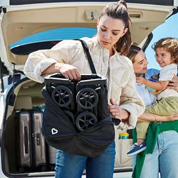 Munchkin Sparrow Travel Baby Stroller, Ultra Compact and Lightweight, for Babies and Toddlers, Black