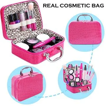 TEPSMIGO 2 Pack Pretend Makeup Kit for Kids Age 3 to 6