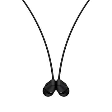 Sony WI-C200 Wireless in-Ear Headset/Headphones with mic for phone call, Black (WIC200/B)