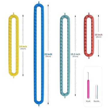 cureder Knitting Loom Kit - Versatile Crafting Set for All Ages