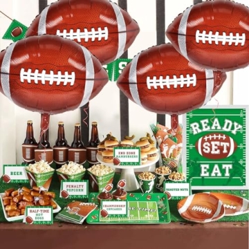 27 Inch Football Balloons for Birthday Party Decor