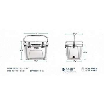 YETI Roadie 20 Cooler, Desert Tan