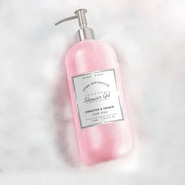 Durable 32oz Refillable Bottles with Steel Pumps for Essentials