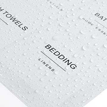 Mustry Minimalist Laundry Labels for Stylish Organization