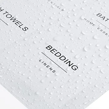 Mustry Minimalist Laundry Labels for Stylish Organization