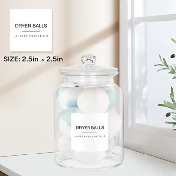 Mustry Minimalist Laundry Labels for Stylish Organization