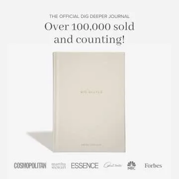 INSIDE THEN OUT Dig Deeper Journal - Guided Daily Journal With 180 Undated Prompts for Intention, He...