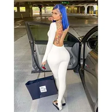 Stylish Backless Bodycon Jumpsuit for Women Elegant