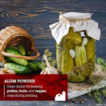 Hoosier Hill Farm Alum Granulated Pickle Powder, 1LB (Pack of 1)