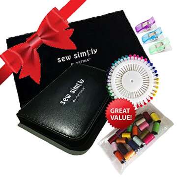 Compact ARTIKA Sewing Kit - 111 Pieces for All Ages