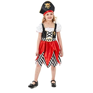 Lingway Toys Girls Deluxe Pirate Costume for Ages 2-6