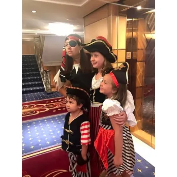 Lingway Toys Girls Deluxe Pirate Costume for Ages 2-6