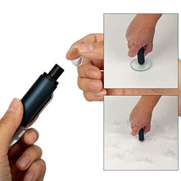 JOYKFOX Mini Car Safety Hammer One Second Rescue Escape Tool Spring Type Glass Breaker for Land and ...