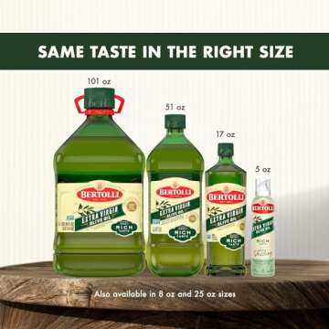 Bertolli Extra Virgin Olive Oil, Rich Taste, 50.7 fl oz