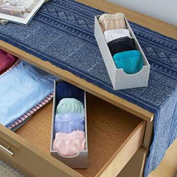 Household Essentials Narrow Organizer Tray Set - Stylish Storage Solution