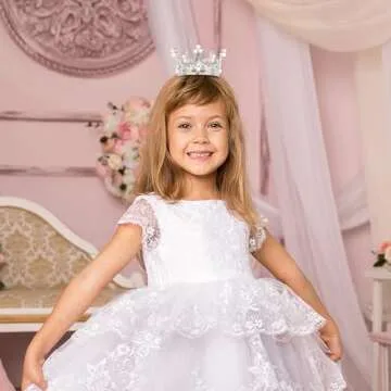 30 Pcs Silver Crown Cake Topper, Crowns for Flower Bouquets Mini Baby Crown Toppers for Flower Arrangements Glittering Cake Decoration for Girl Lady Bridal Wedding Birthday Party, 3 Style