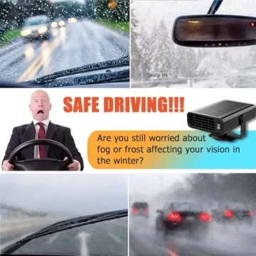 New 2025 Portable Car Heater with Fast Heating and Cooling