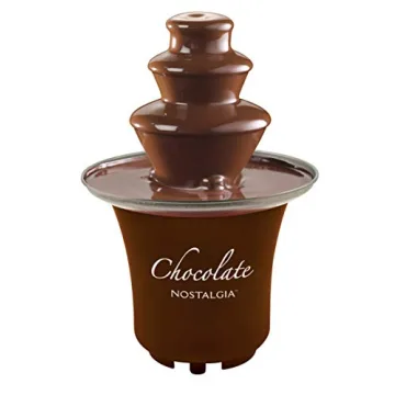 Nostalgia 3 Tier Electric Chocolate Fondue Fountain - Perfect for Events and Gatherings