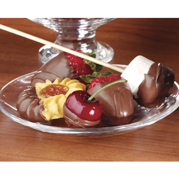 Nostalgia Chocolate Fondue Fountain for Parties - 8-Ounce