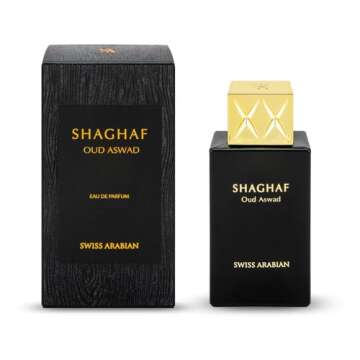 Swiss Arabian Shaghaf Oud Aswad - Luxury Products From Dubai - Long Lasting Personal EDP Spray Fragr...
