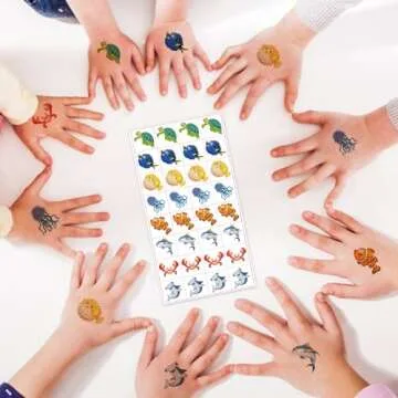 24 Pack Valentines Day Gifts for Kids School Sea Animal Buildings Blocks With Valentines Cards, Valentines for Kids Class, Classroom Prize Exchange Greeting Cards Boys Girls Party Favors (Type C)